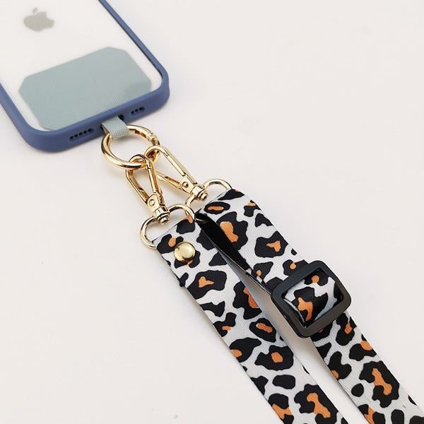 Leopard Print Phone Lanyard Kit: Convert & Sling