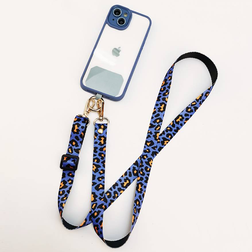 Leopard Print Phone Lanyard Kit: Convert & Sling