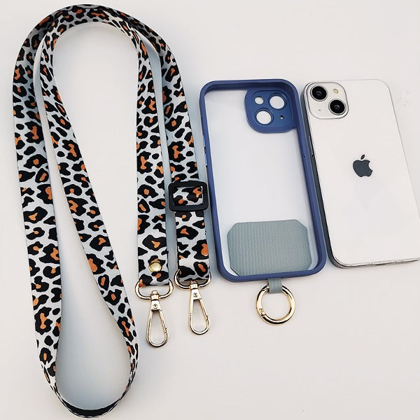 Leopard Print Phone Lanyard Kit: Convert & Sling