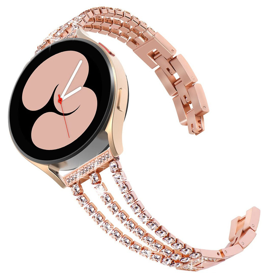 Diamond Bling Tri-Chain Glam Strap for Samsung Galaxy Watch