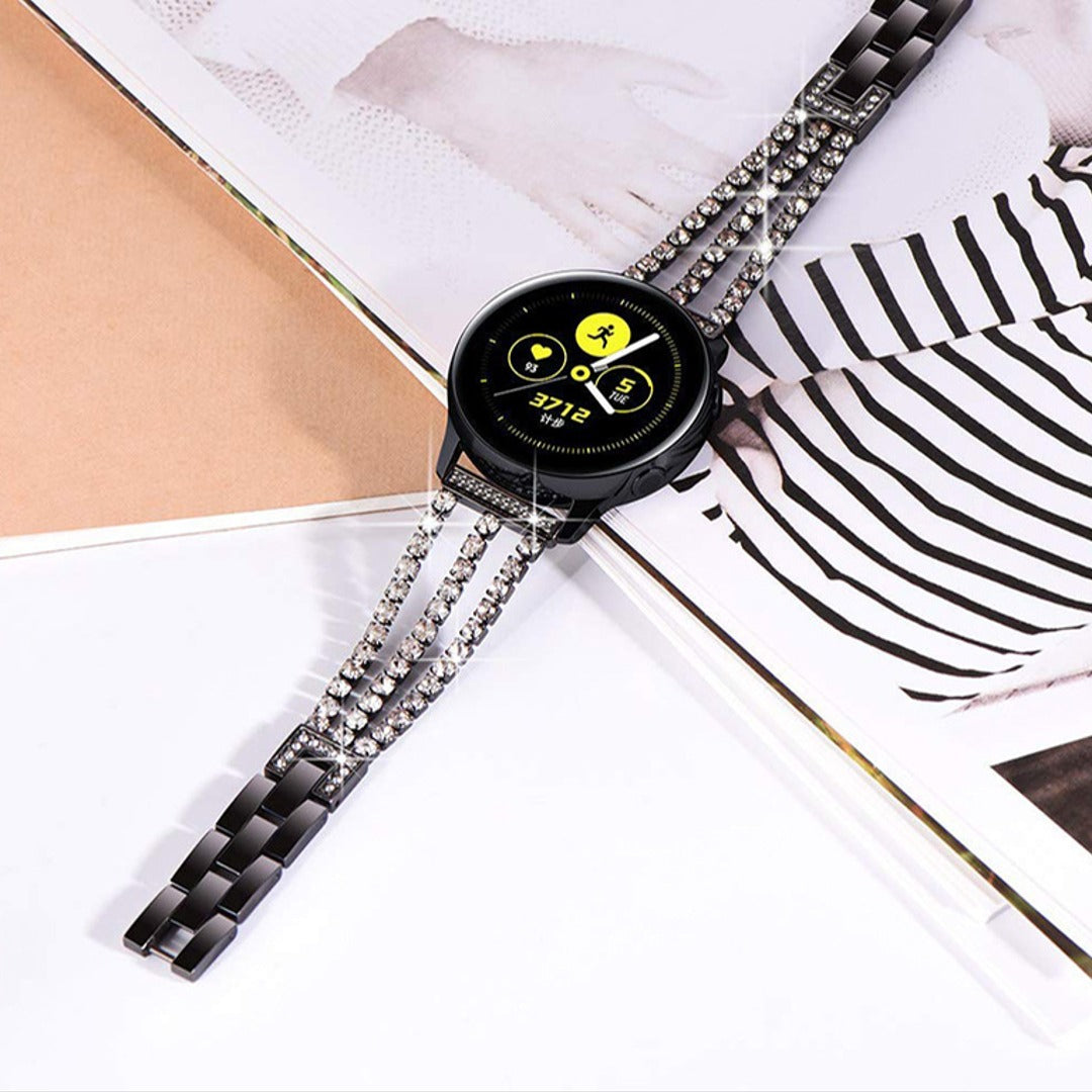 Diamond Bling Tri-Chain Glam Strap for Samsung Galaxy Watch