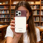 Think Different Crystal Series iPhone case in hand lifestyle image