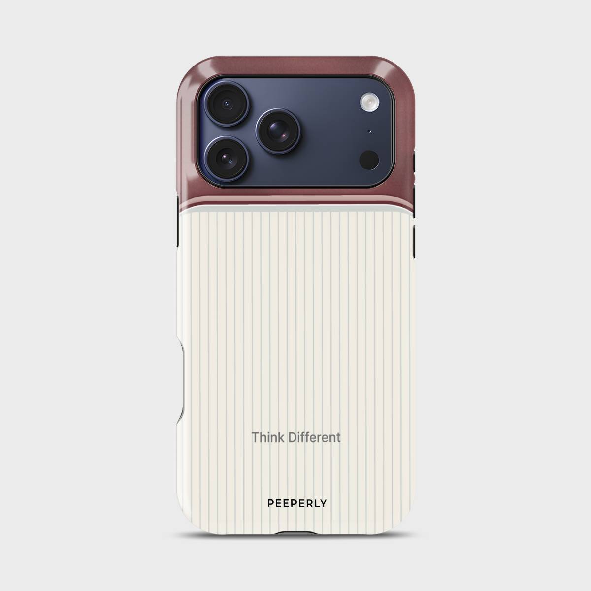 Think Different Crystal Series phone case for iPhone showing faceted crystal pattern with glossy finish and raised camera protection