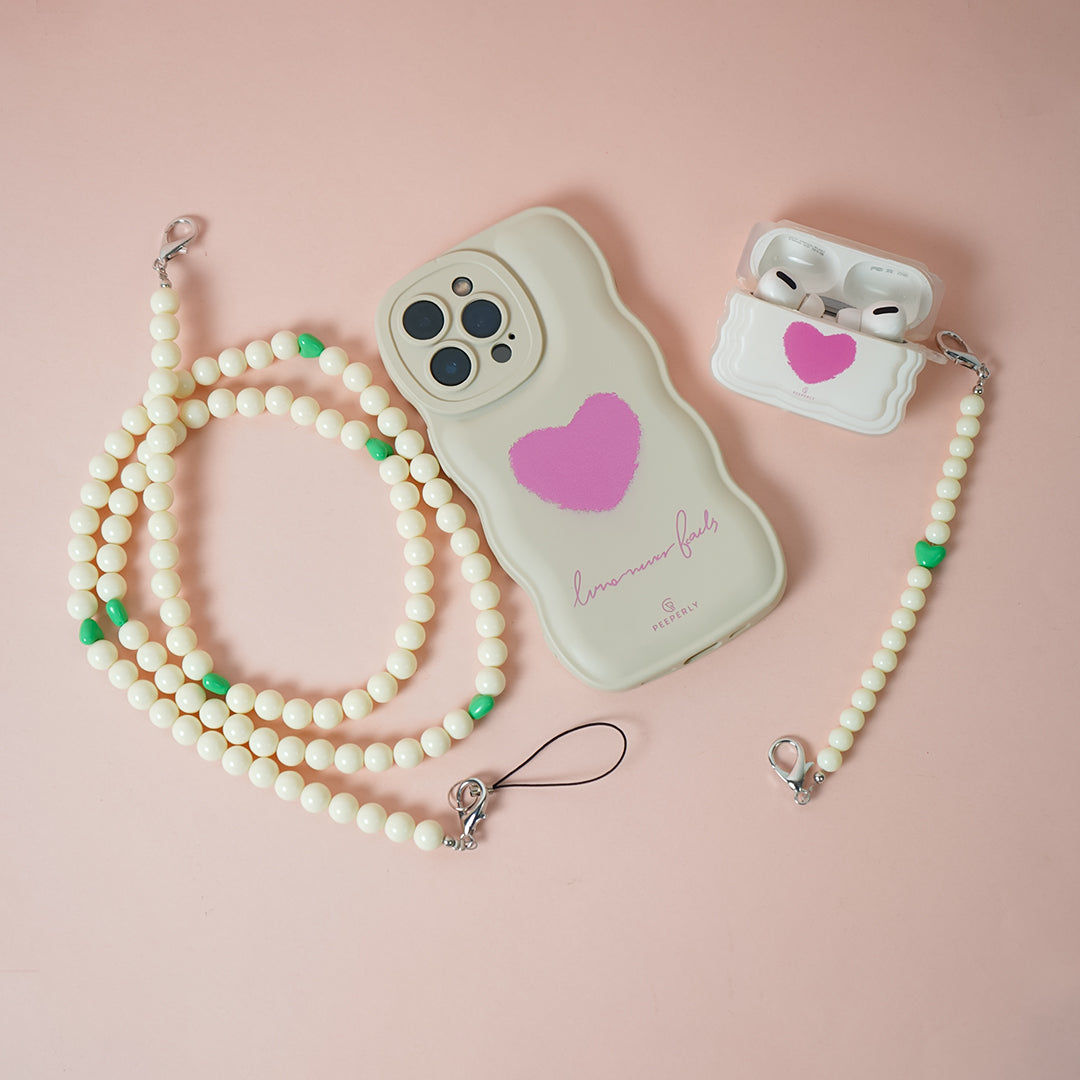 Heart Print Case - 3 in 1 Combo