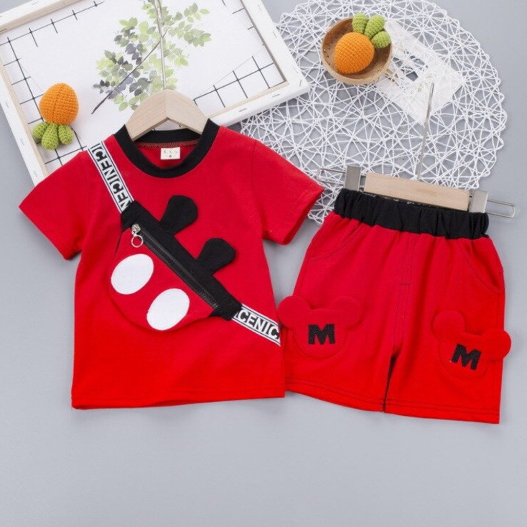 Children's Summer Stylish Mickey Set
