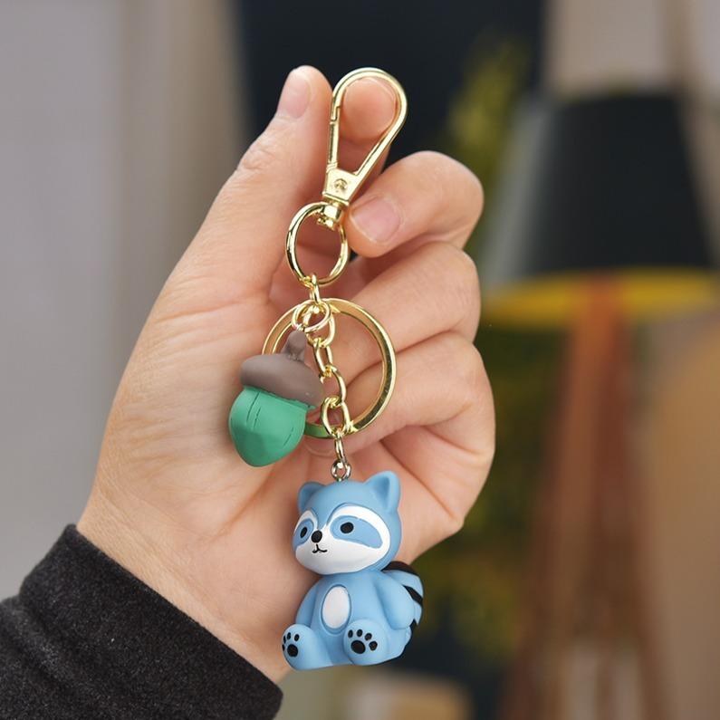 Adorable Raccoon Keyring