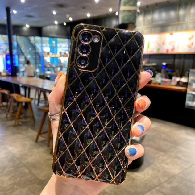 Luxury Diamond Bling Plating Soft Silicone Case - Samsung