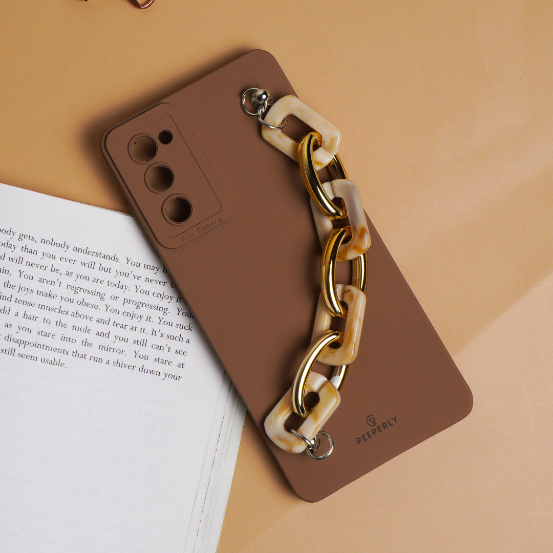 Earth Tones Matte Case with Marble Bracelet - Samsung