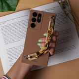 Earth Tones Matte Case with Marble Bracelet - Samsung