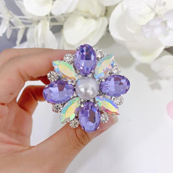 Flower Rhinestone Pop Socket