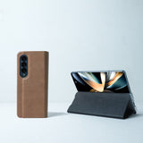 Galaxy Z Fold4 Leather Textured Slim Case