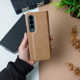Galaxy Z Fold4 Leather Textured Slim Case