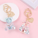 Crystal Teddy Bear Keyring