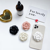 Korean Flower Leather Pop Socket