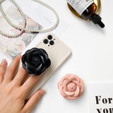 Korean Flower Leather Pop Socket