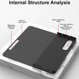 Galaxy Z Fold3 Marble Glass Leather Flip Case