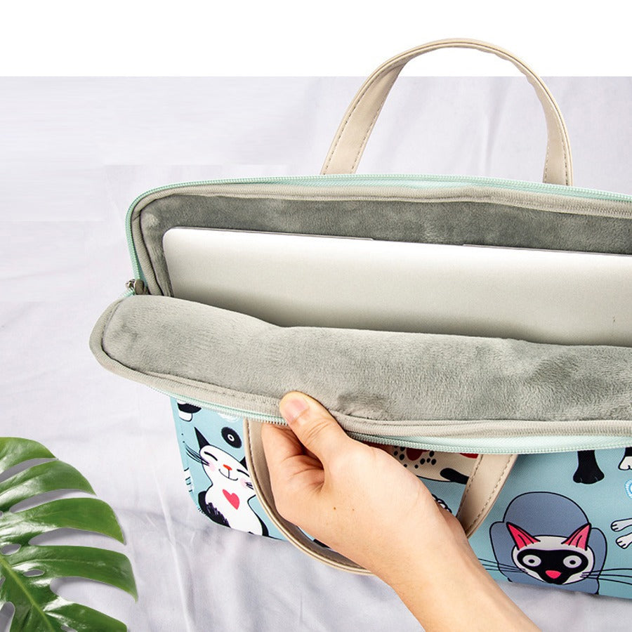 Cute Cat Multifunctional MacBook Bag