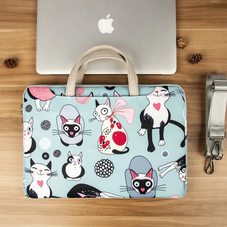 Cute Cat Multifunctional MacBook Bag