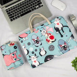 Cute Cat Multifunctional MacBook Bag