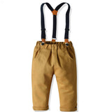 Check Bow Tie Summer Clothing Set