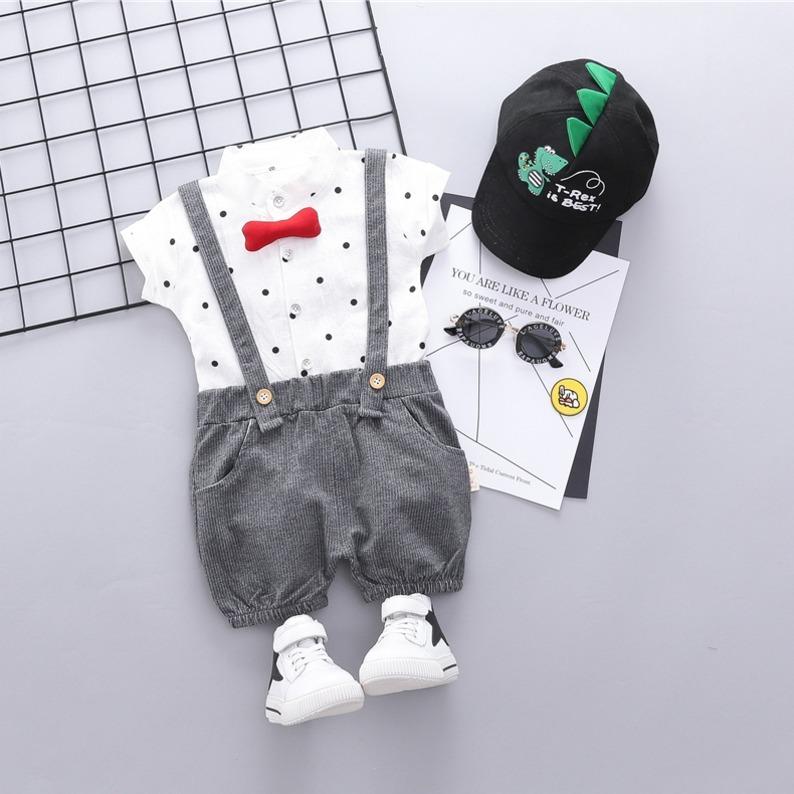 Bow Knot Casual Clothing Set