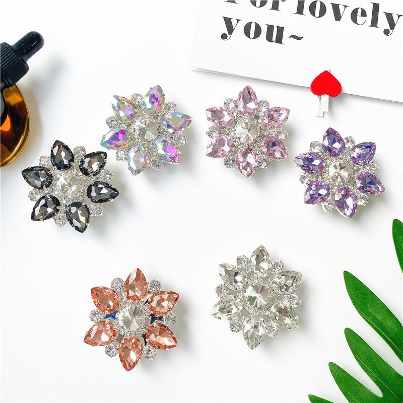 Flower Rhinestone Pop Socket