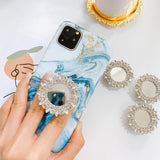 Elegant Mirror Rhinestone Pop Socket