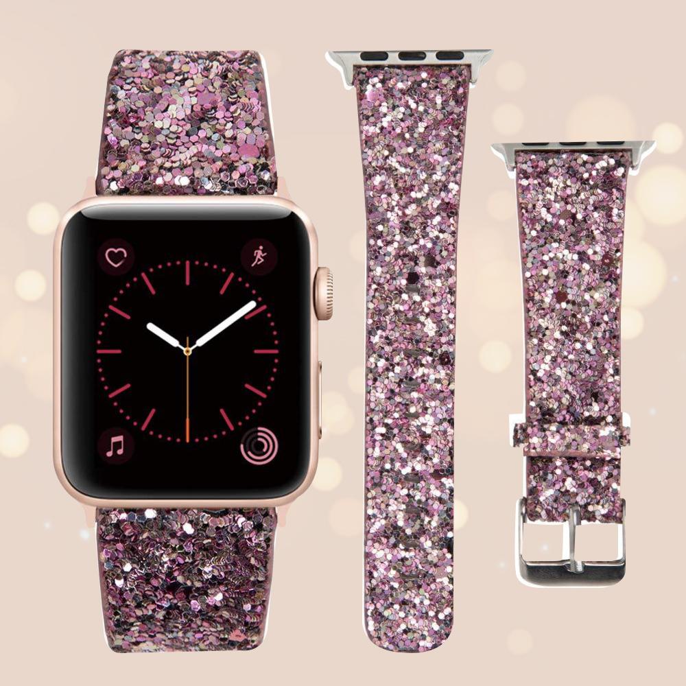 Sparkling Glitter Band for Apple Watch [38/40MM] - Pink