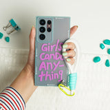 Stylish Fluorescent Case with Lanyard - Samsung