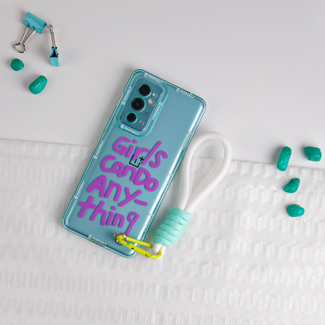 Stylish Fluorescent Case with Lanyard - OnePlus