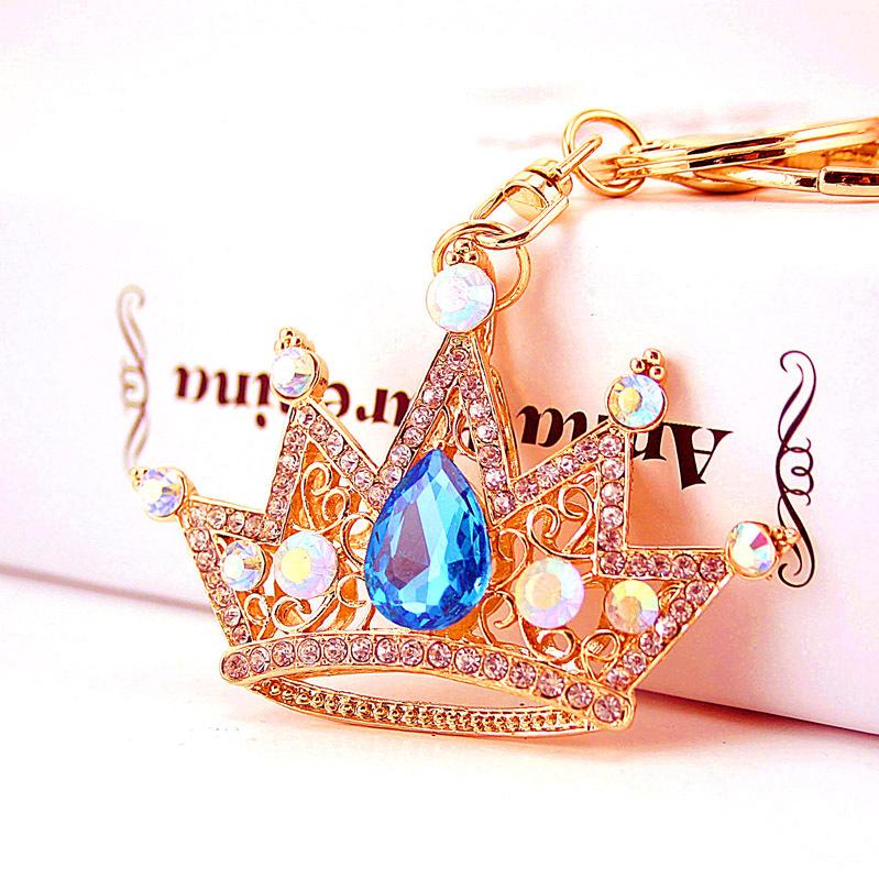 Queen Diamond Crown Keychain