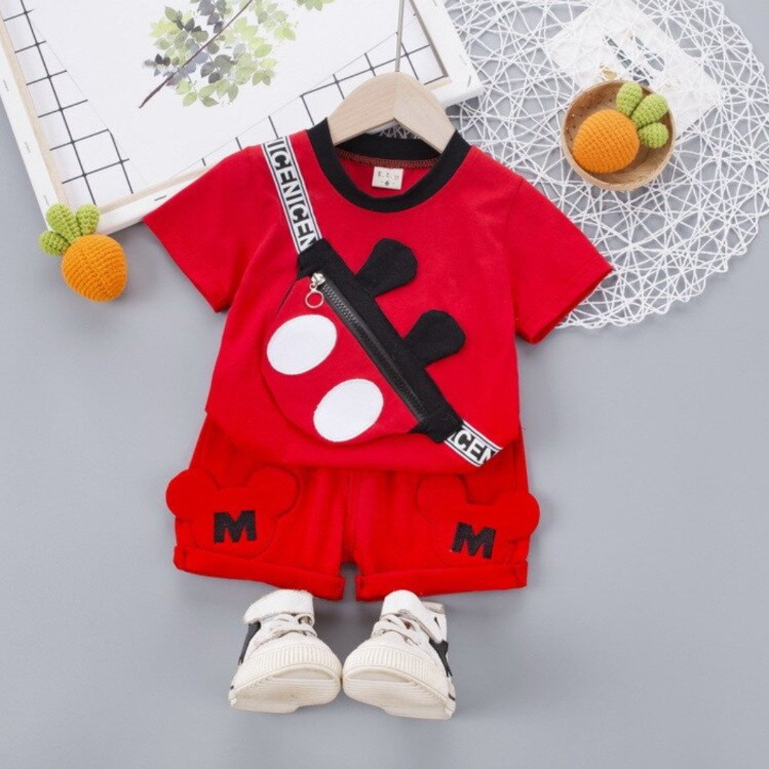 Children's Summer Stylish Mickey Set