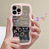 Cute Kitten Pattern Mirror Case