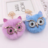 Hairball Owl Keychain