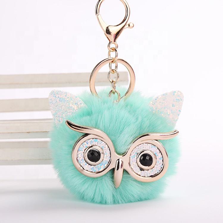 Hairball Owl Keychain