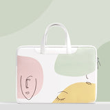 Abstract Face Design MacBook Bag