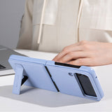Galaxy Z Flip3 Luxury Leather Kickstand Case