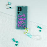 Stylish Fluorescent Case with Lanyard - Samsung
