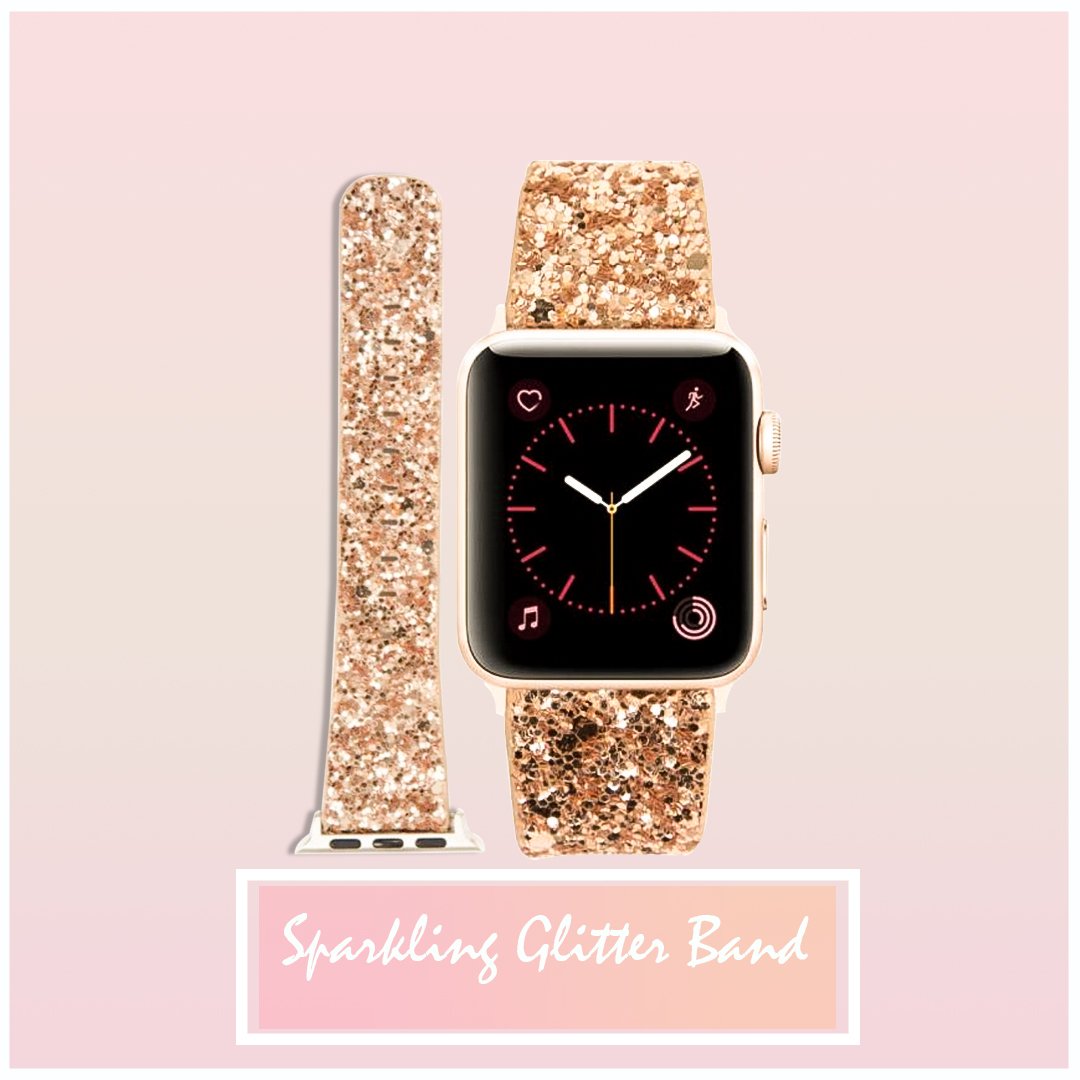 Sparkling Glitter Band for Apple Watch [38/40MM] - Gold