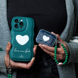 Heart Print Case - 3 in 1 Combo