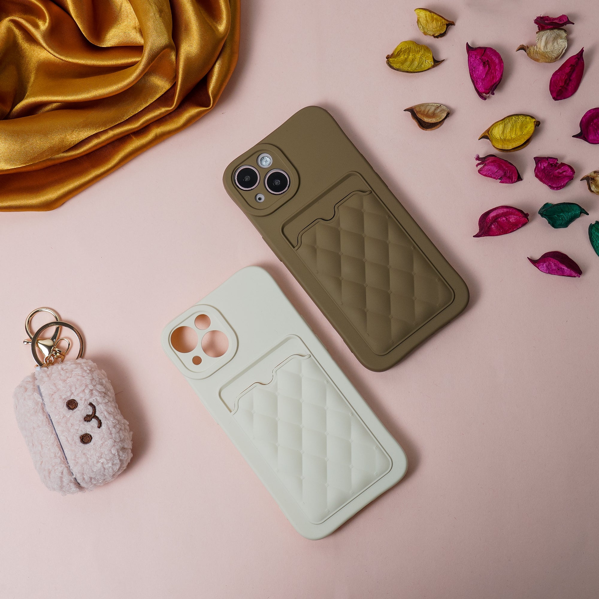 Quilted Card Slot Phone Case