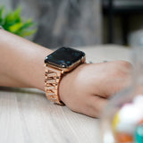 Alloy Metal Diamond Watchband for iWatch