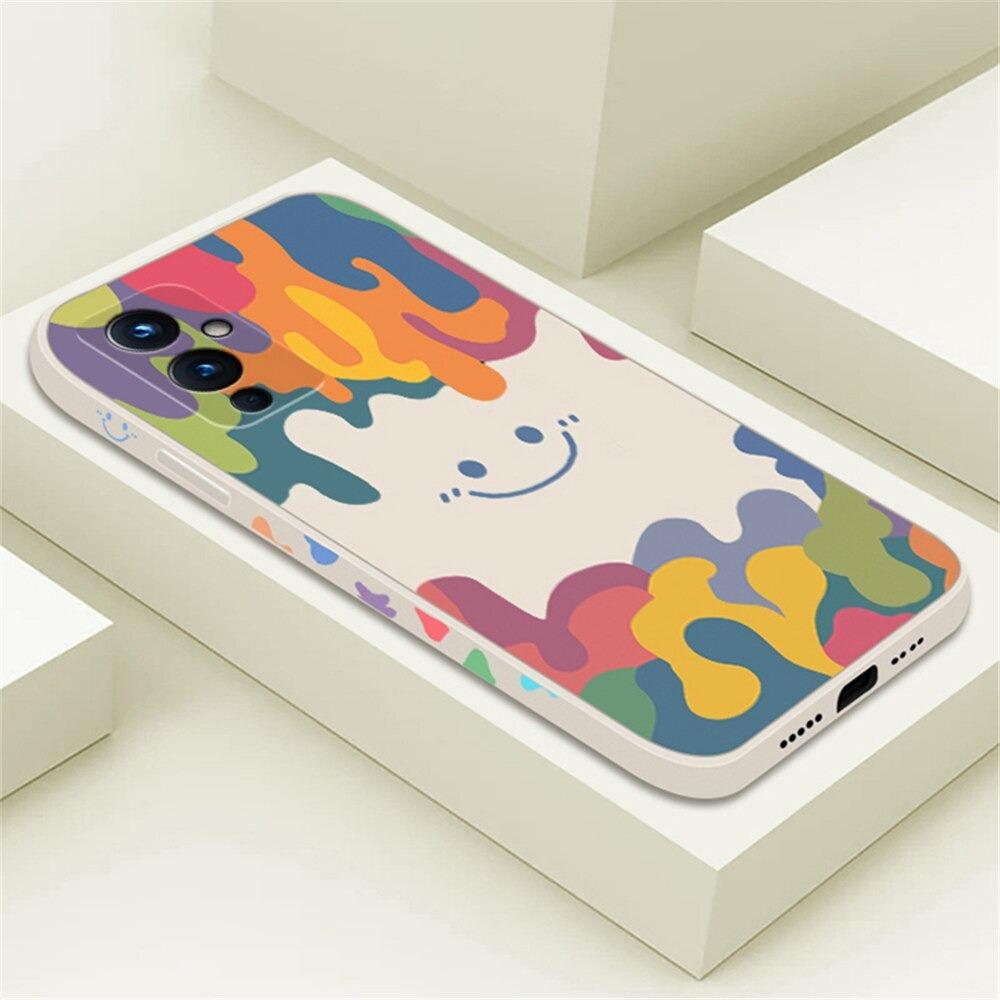 Artistic Cute Smiley Watercolor Case